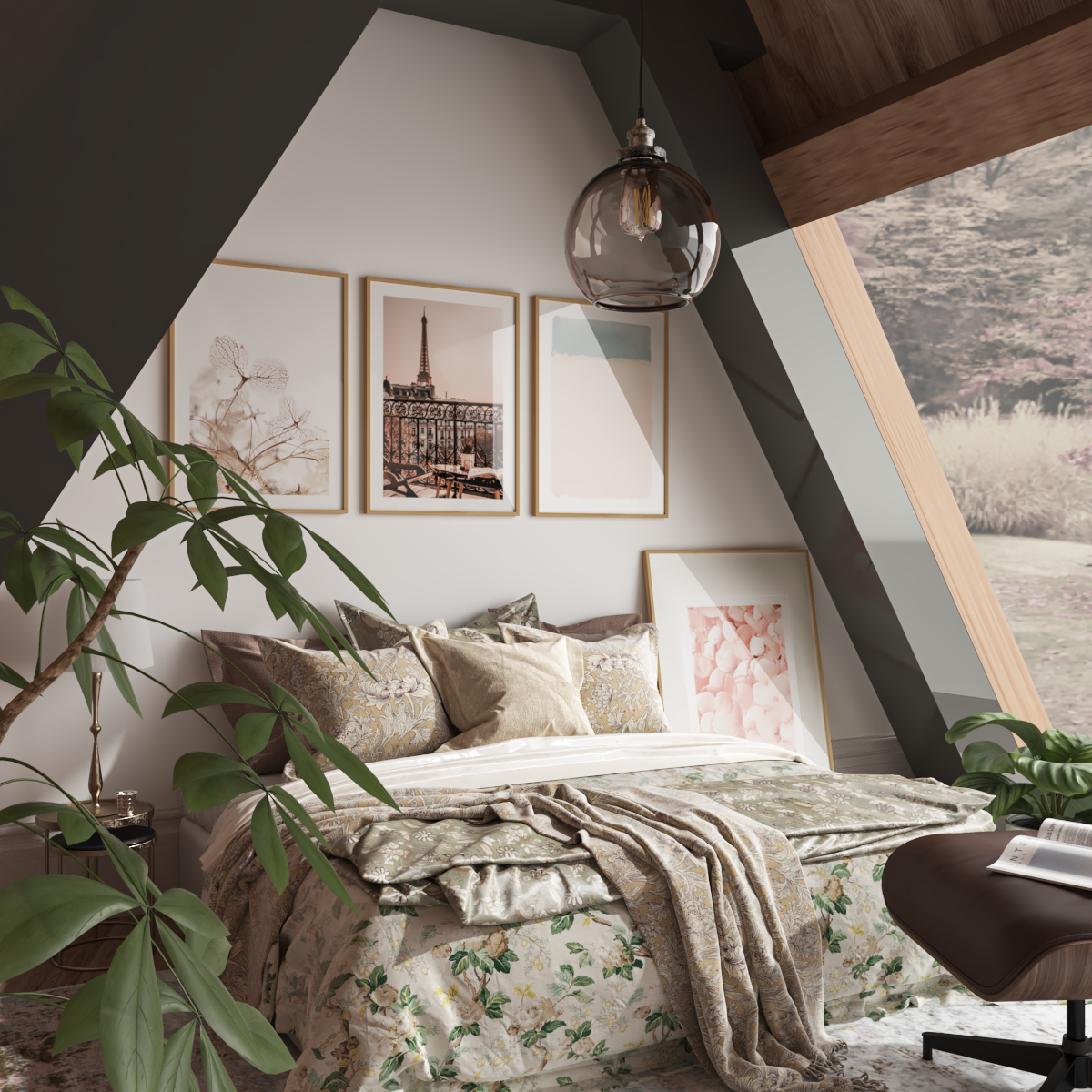 Farmhouse Wall Art Master Attic Bedroom Above Bed Decor Ideas City Poster Abstract Art