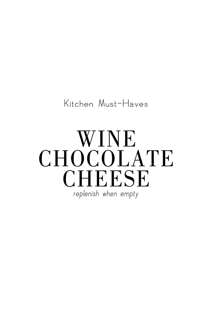 Kitchen Must-Haves Poster